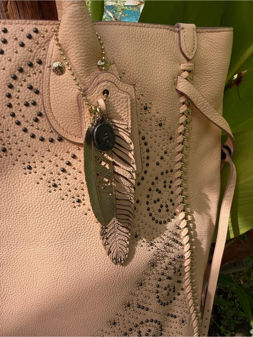 Rare limited-edition Coach Whiplash Studded Tall Tatum Tote